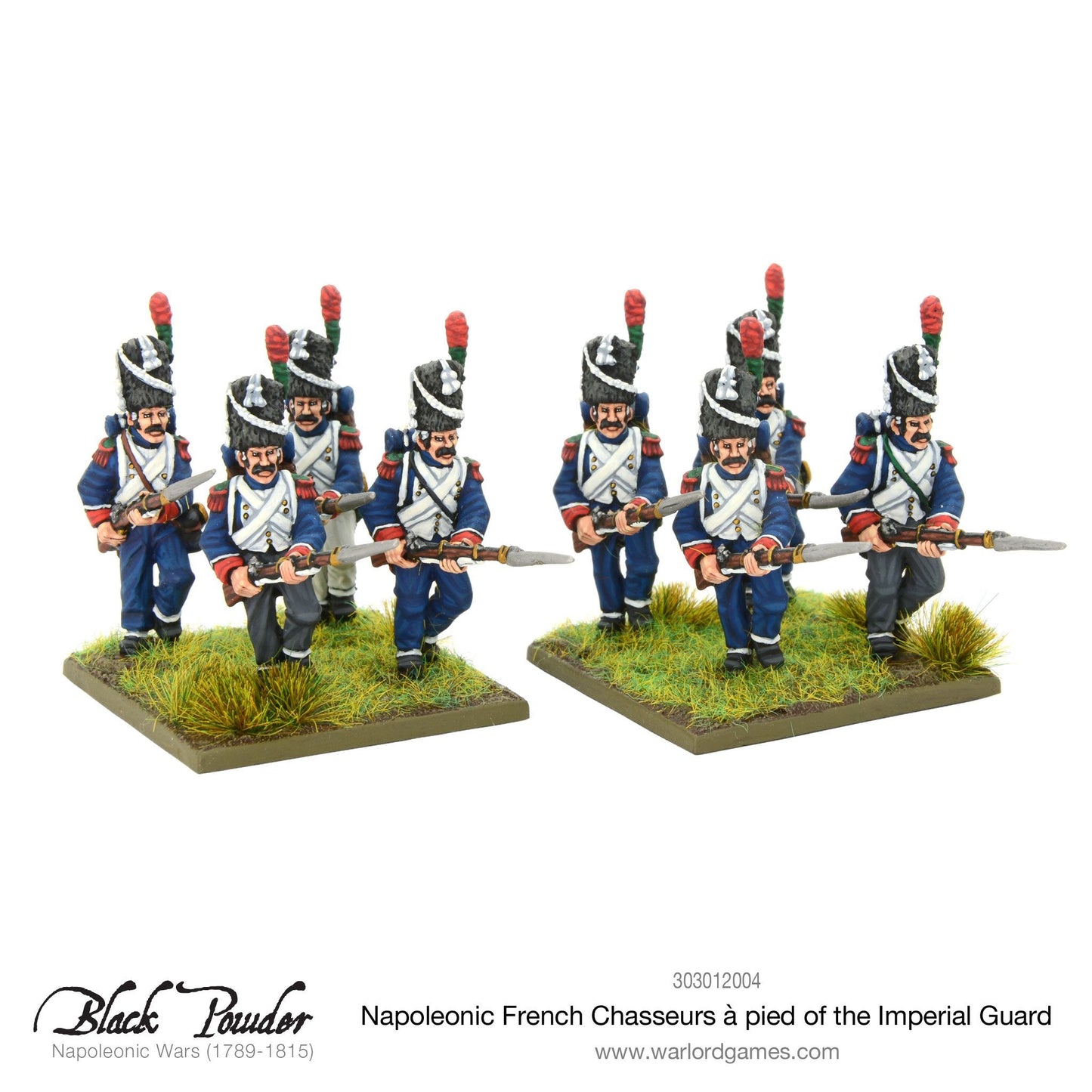 Black Powder: French - Napoleonic French Chasseurs a Pied of the Imperial Guard