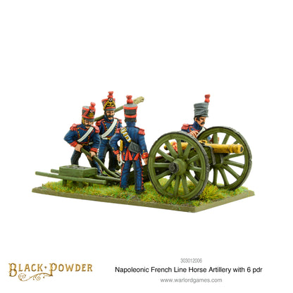 Black Powder: French - Napoleonic French Line Horse Artillery with 6 pdr