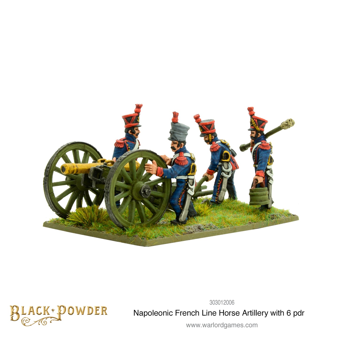 Black Powder: French - Napoleonic French Line Horse Artillery with 6 pdr