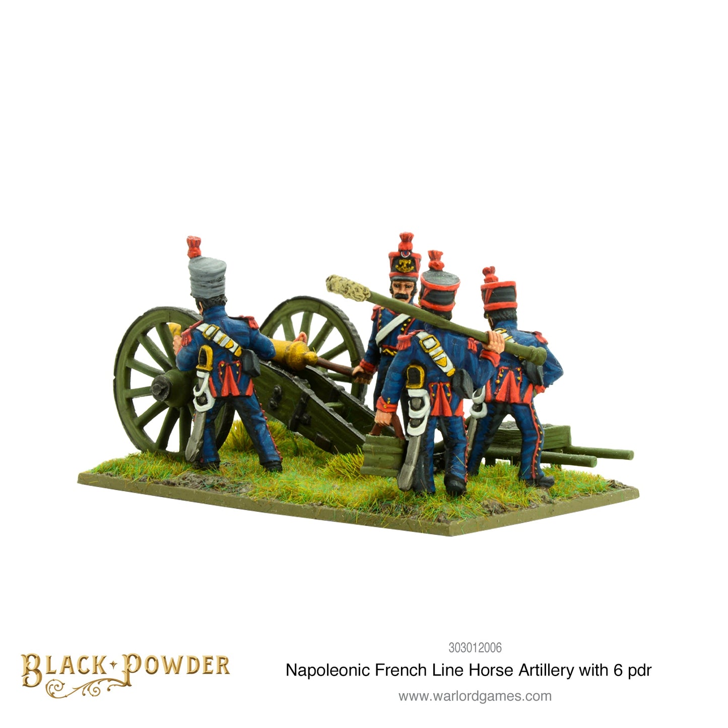 Black Powder: French - Napoleonic French Line Horse Artillery with 6 pdr