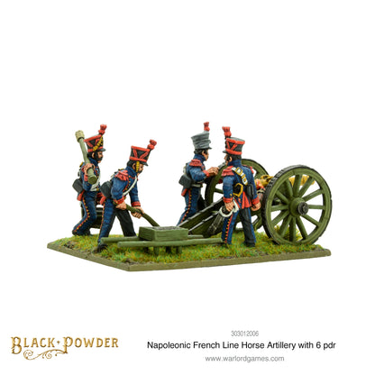 Black Powder: French - Napoleonic French Line Horse Artillery with 6 pdr