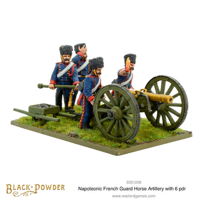 Black Powder: French - Napoleonic French Guard Horse Artillery with 6 pdr