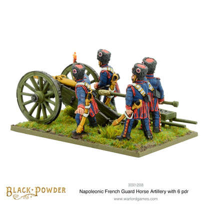 Black Powder: French - Napoleonic French Guard Horse Artillery with 6 pdr