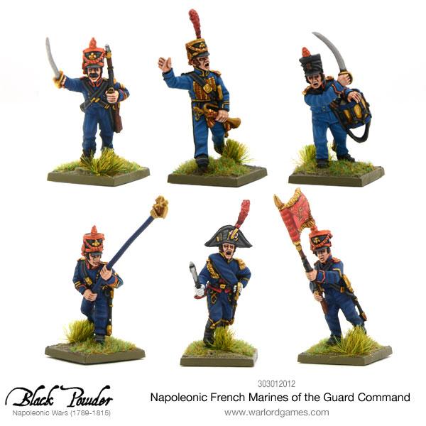 Black Powder: French - Napoleonic French Marines of the Guard command