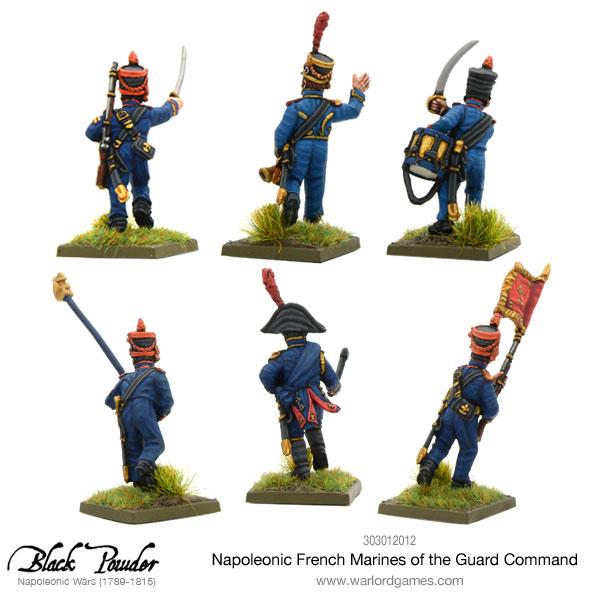 Black Powder: French - Napoleonic French Marines of the Guard command