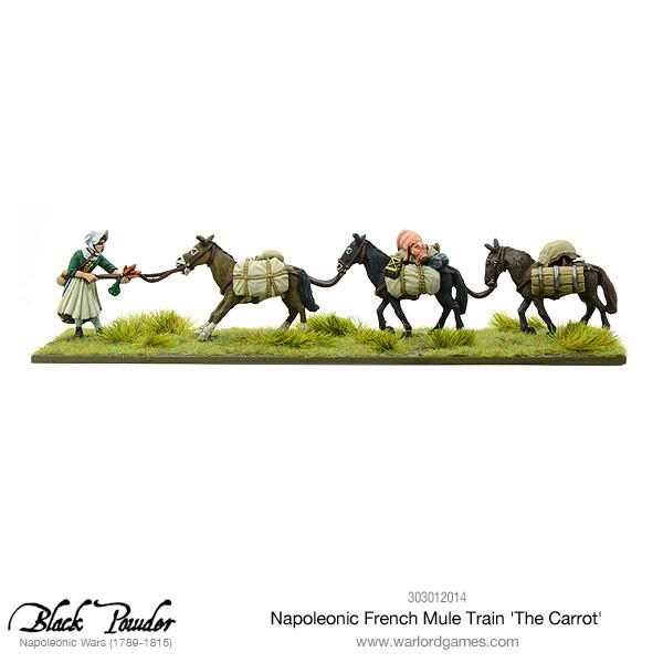 Black Powder: French - Napoleonic French Mule Train 'The Carrot'