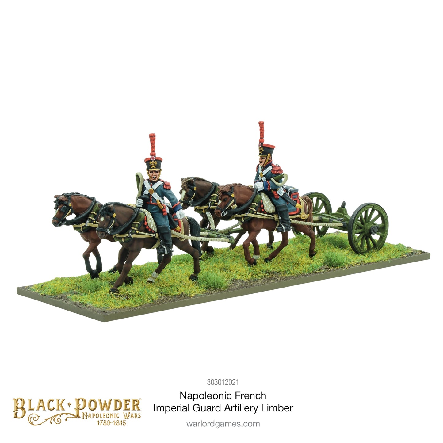 Black Powder: French - Napoleonic French Imperial Guard Artillery Limber
