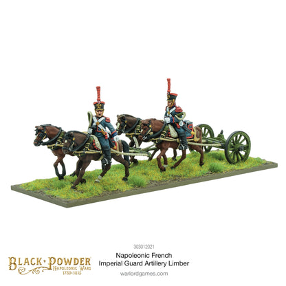 Black Powder: French - Napoleonic French Imperial Guard Artillery Limber