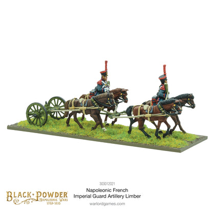 Black Powder: French - Napoleonic French Imperial Guard Artillery Limber