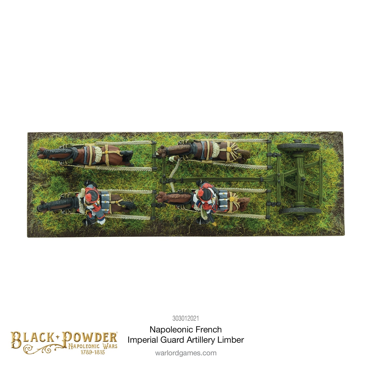 Black Powder: French - Napoleonic French Imperial Guard Artillery Limber