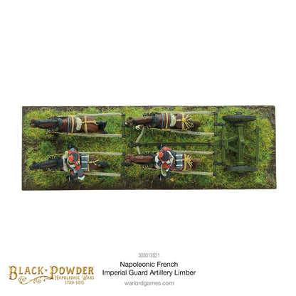 Black Powder: French - Napoleonic French Imperial Guard Artillery Limber