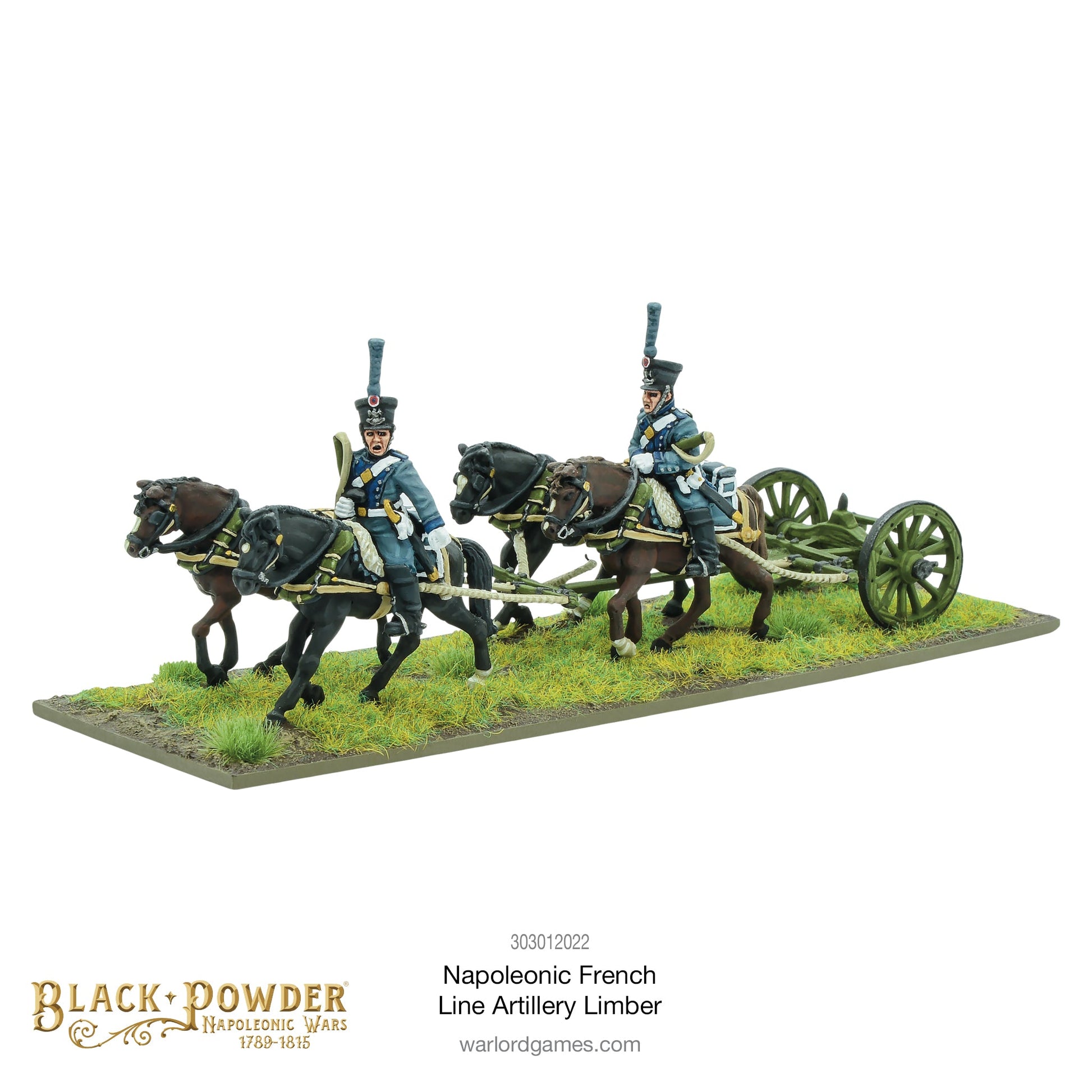 Black Powder: French - Napoleonic French Line Artillery Limber