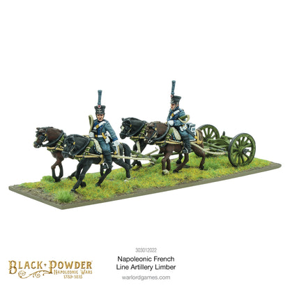 Black Powder: French - Napoleonic French Line Artillery Limber