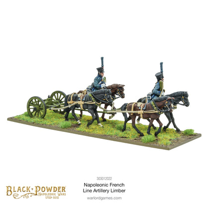 Black Powder: French - Napoleonic French Line Artillery Limber