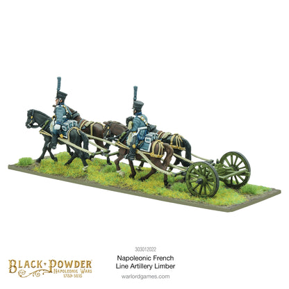 Black Powder: French - Napoleonic French Line Artillery Limber