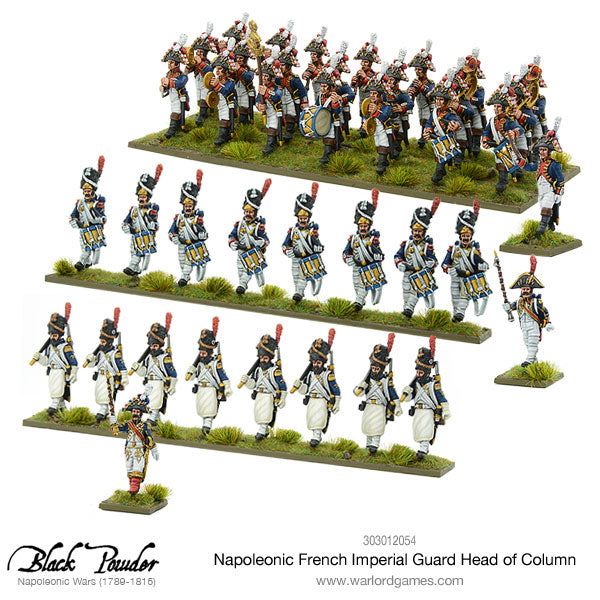 Black Powder: French - Napoleonic French Imperial Guard Head of Column