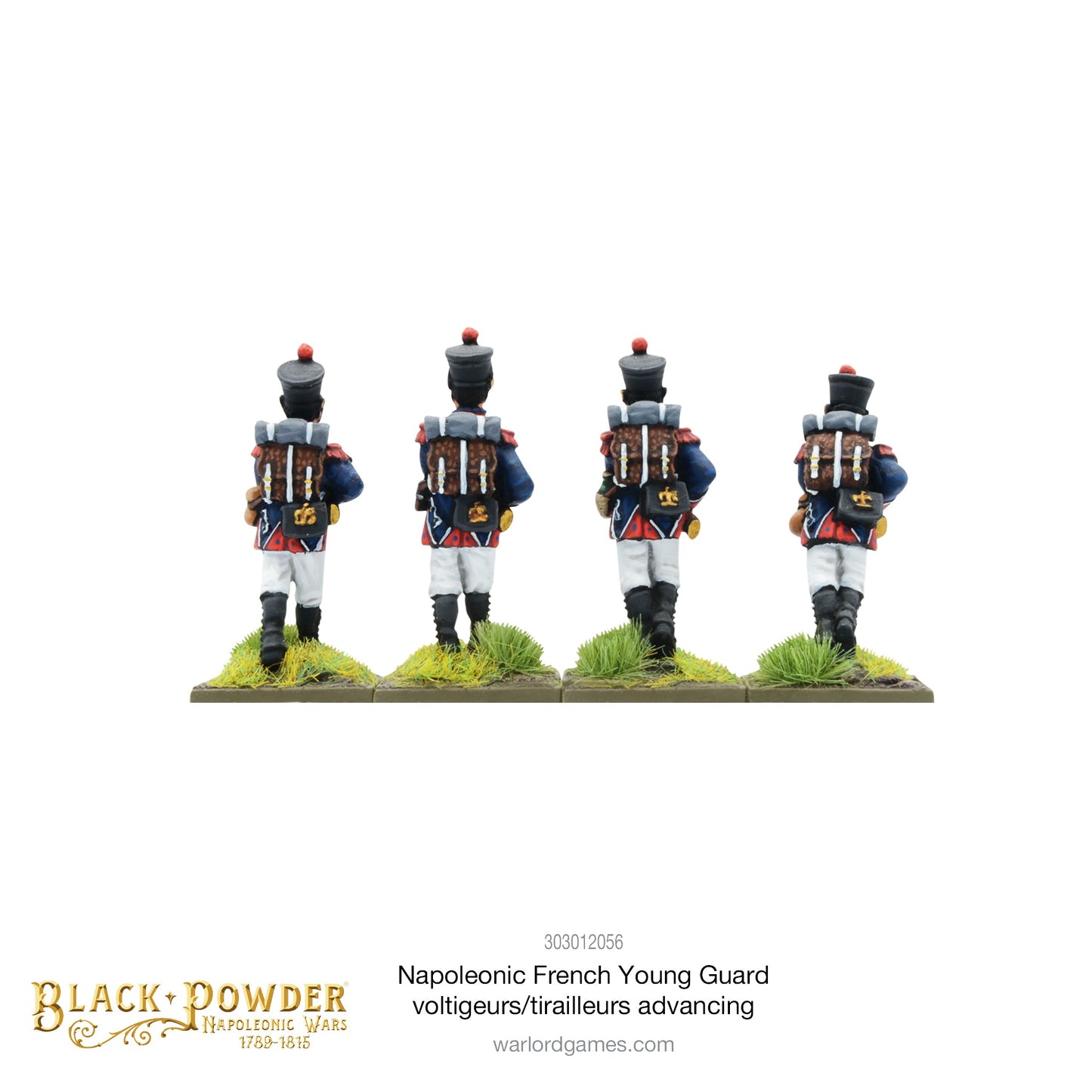 Black Powder: French - Napoleonic French Young Guard Voltigeurs/Tirailleurs advancing