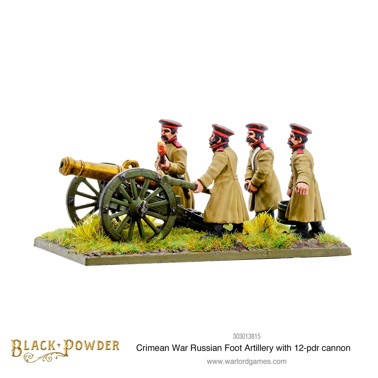 Black Powder: Crimean War Russian foot artillery with 12-pdr cannon