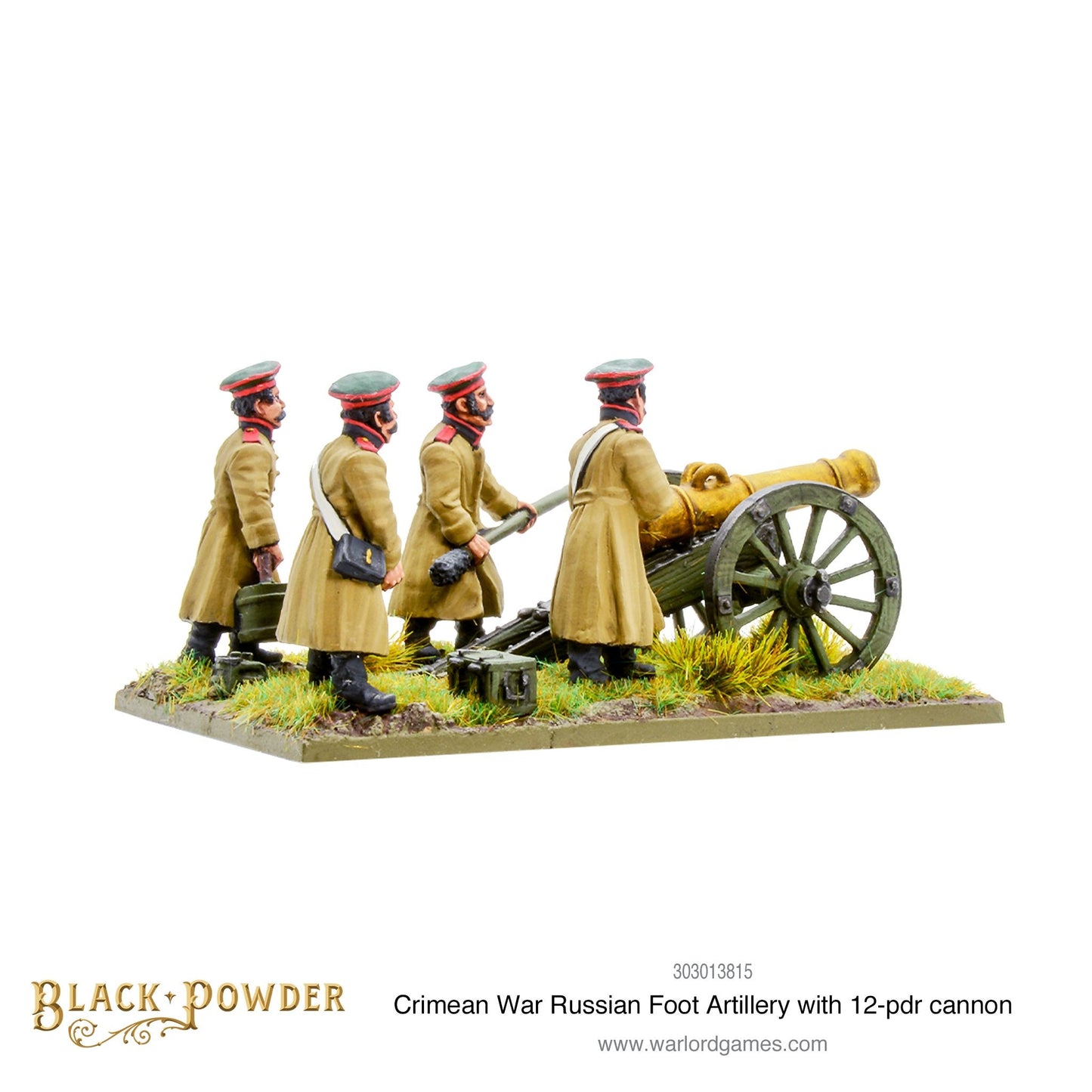 Black Powder: Crimean War Russian foot artillery with 12-pdr cannon