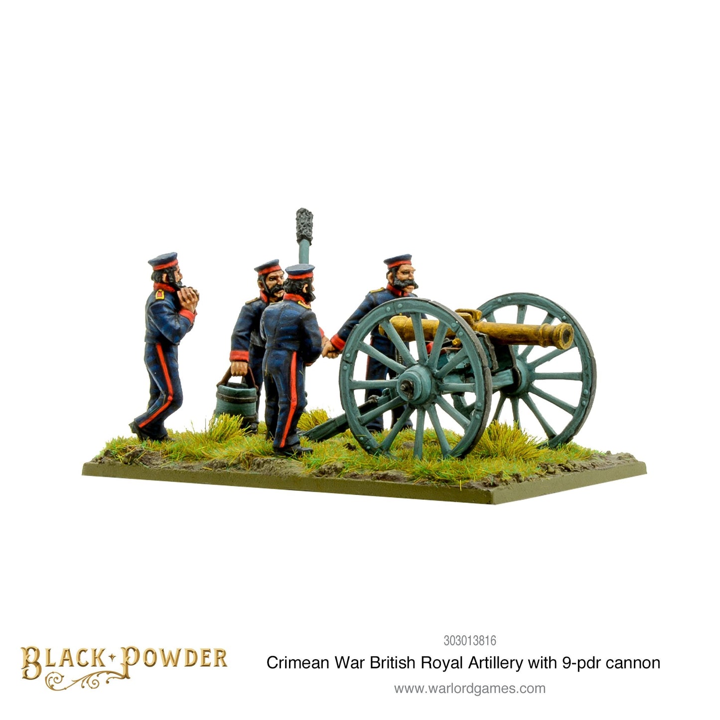 Black Powder: Crimean War British Royal Artillery with 9-pdr cannon