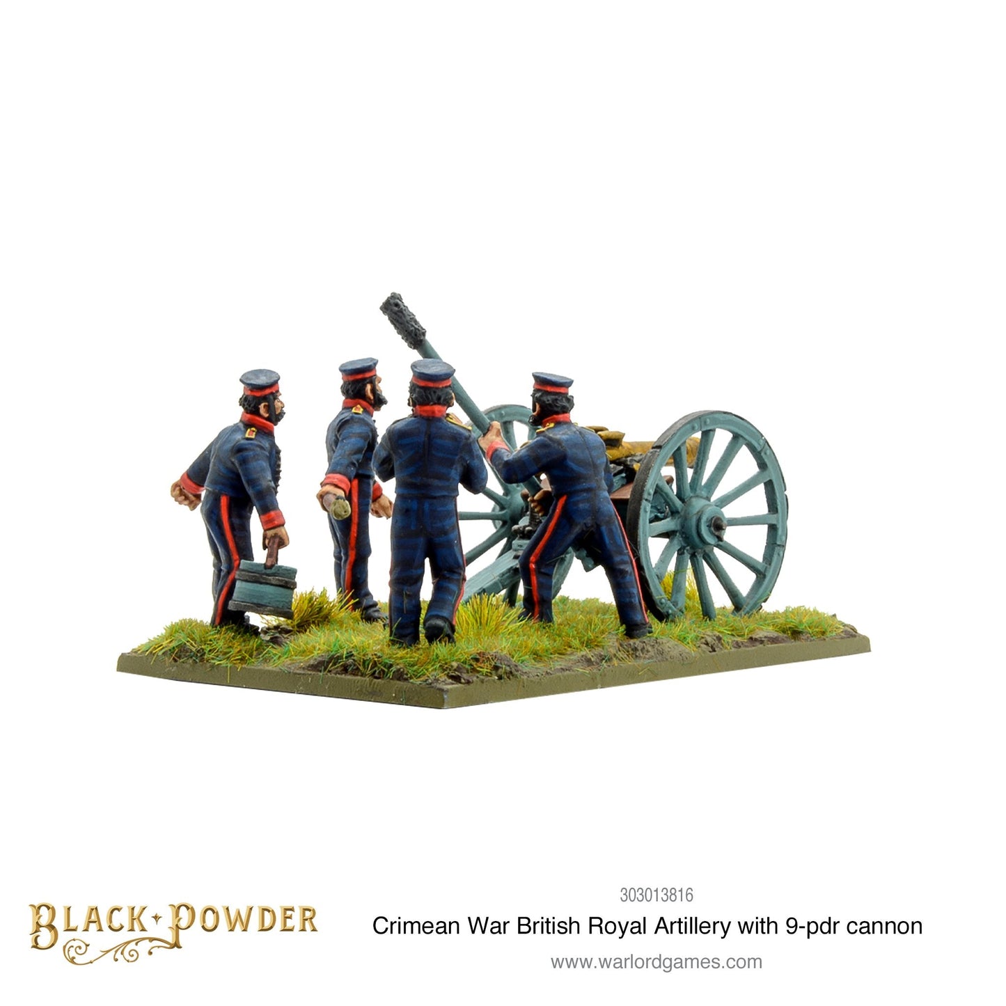 Black Powder: Crimean War British Royal Artillery with 9-pdr cannon