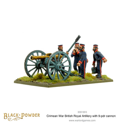 Black Powder: Crimean War British Royal Artillery with 9-pdr cannon