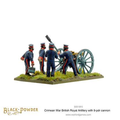 Black Powder: Crimean War British Royal Artillery with 9-pdr cannon