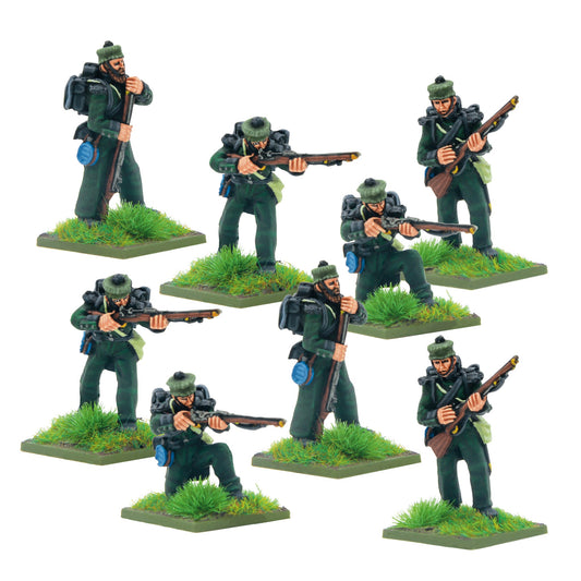 Black Powder: Crimean War British Rifle Brigade in forage caps