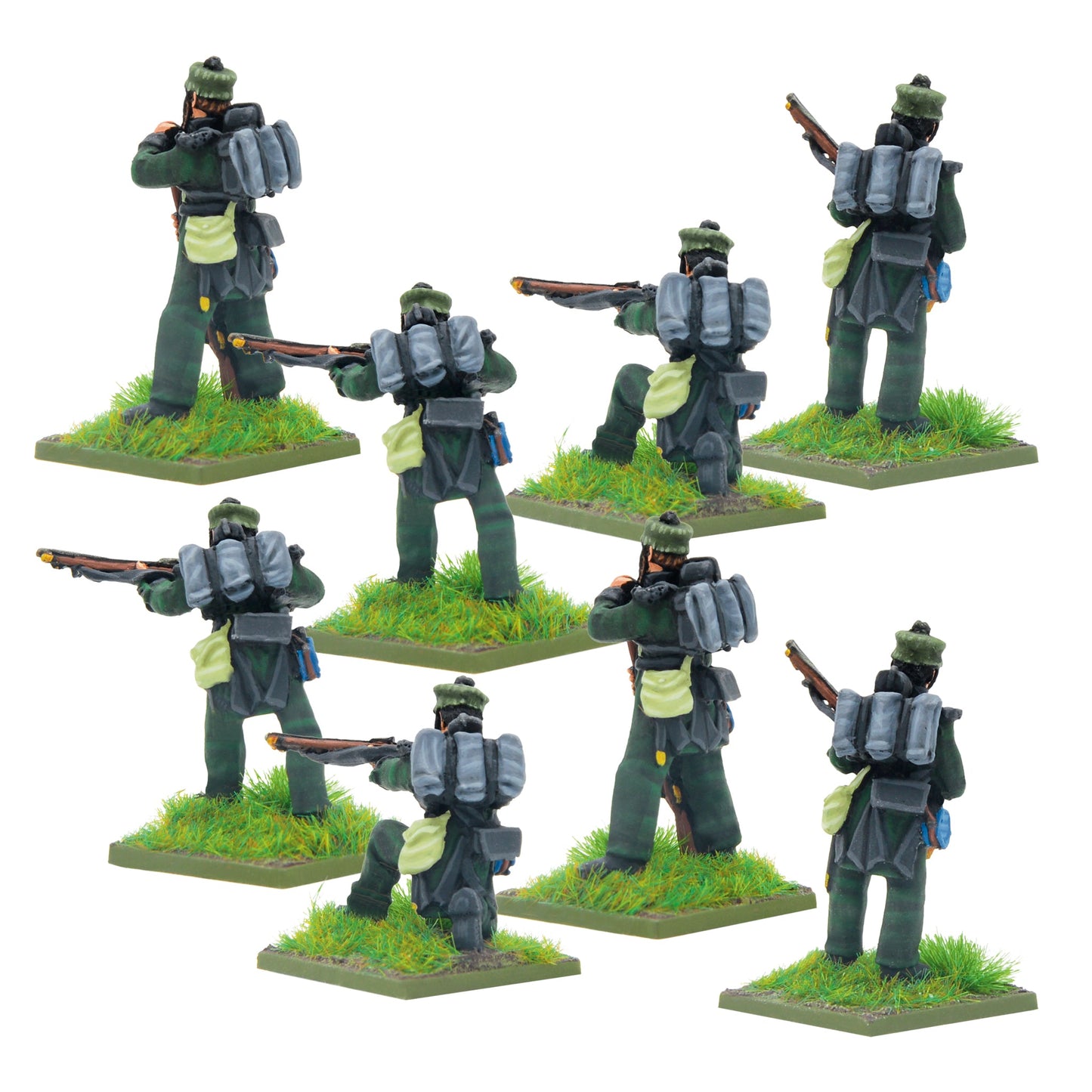 Black Powder: Crimean War British Rifle Brigade in forage caps