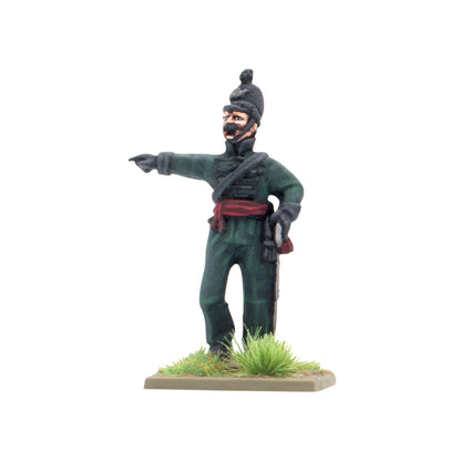 Black Powder: Crimean War British Rifle Brigade in shakos command