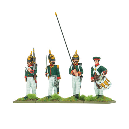 Black Powder: Crimean War Russian infantry in summer dress command