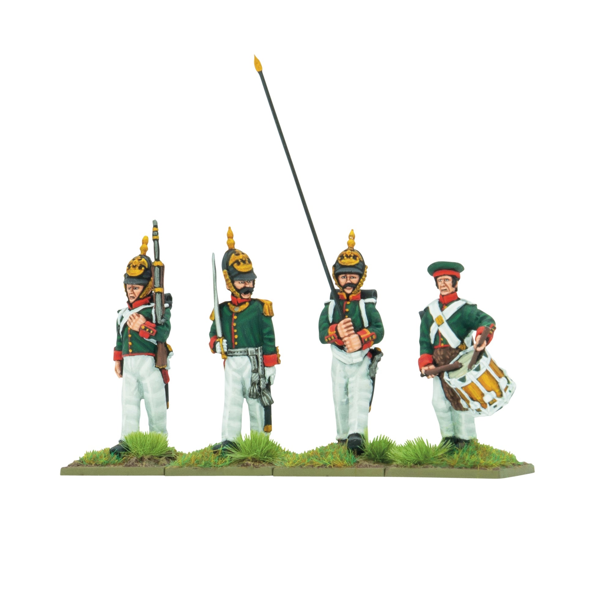 Black Powder: Crimean War Russian infantry in summer dress command