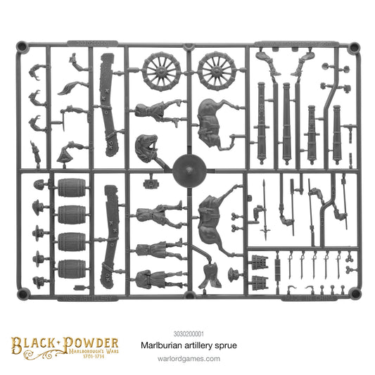 Black Powder: Marlburian Artillery sprue