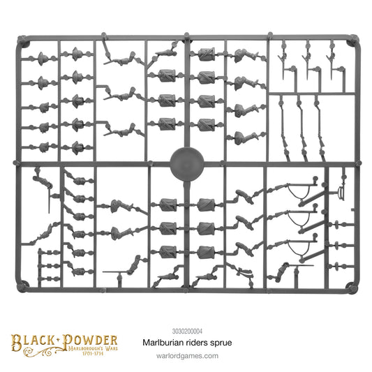 Black Powder: Marlburian Riders Sprue