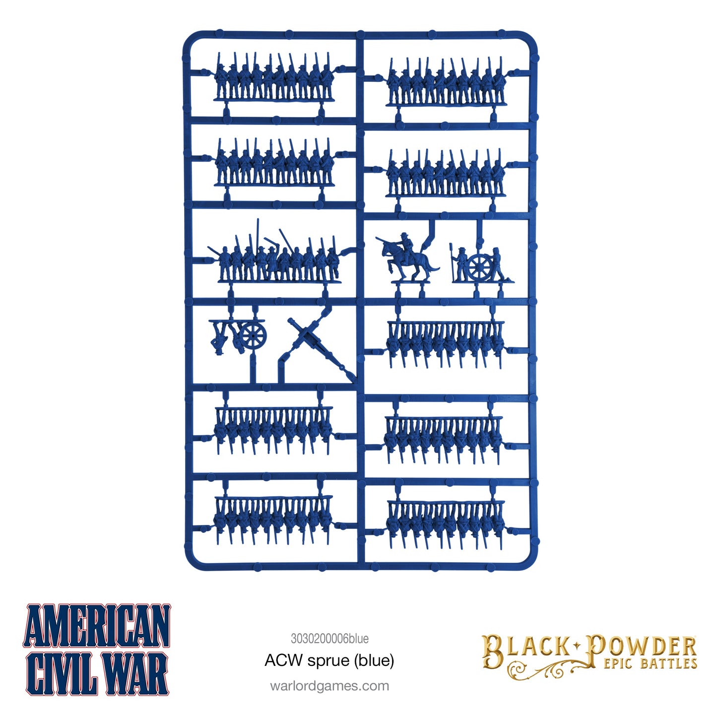 Epic Battles: American Civil War - ACW sprue blue