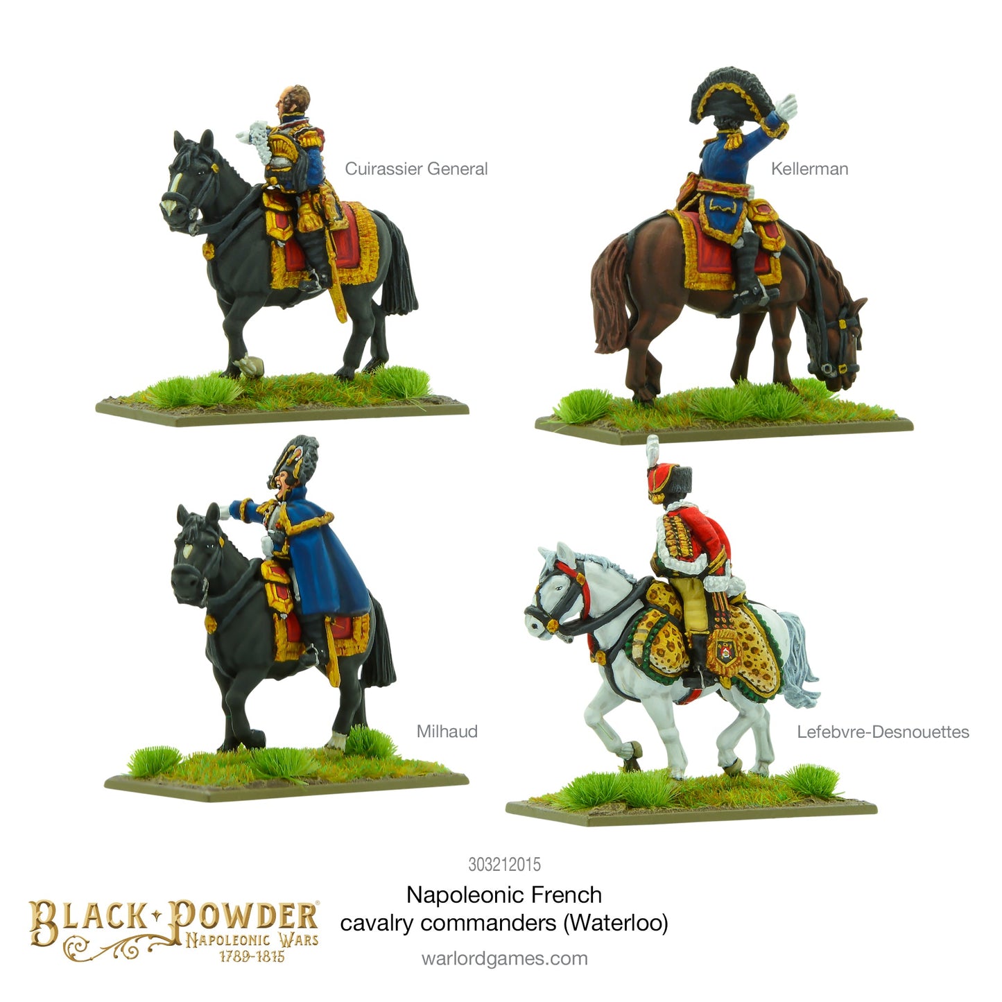 Black Powder: French - Napoleonic French cavalry commanders (Waterloo)