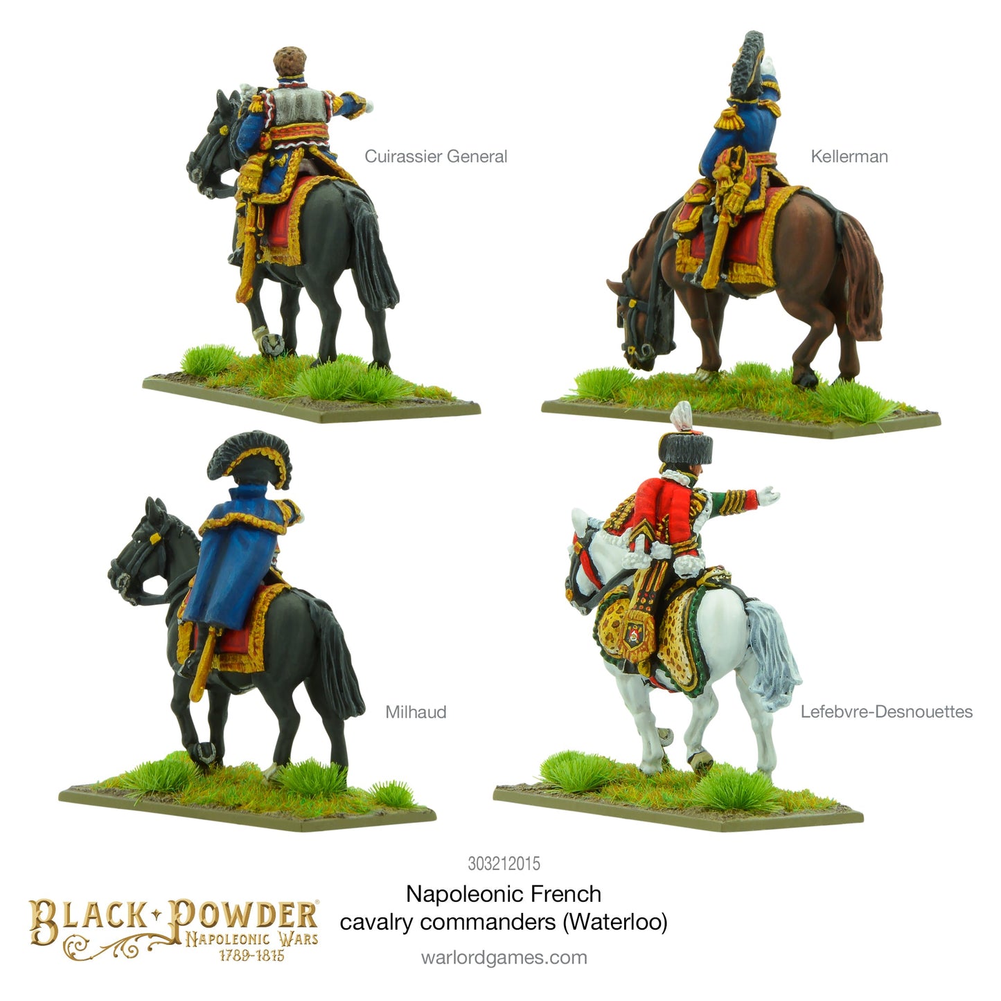 Black Powder: French - Napoleonic French cavalry commanders (Waterloo)