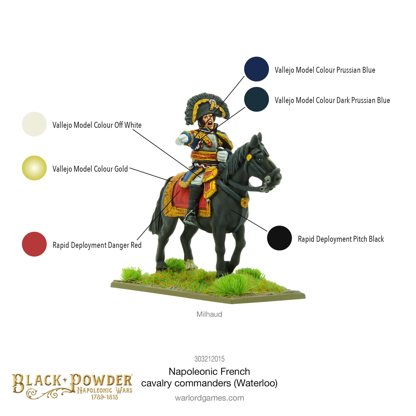 Black Powder: French - Napoleonic French cavalry commanders (Waterloo)