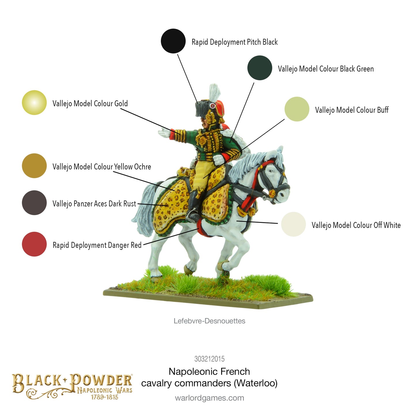 Black Powder: French - Napoleonic French cavalry commanders (Waterloo)