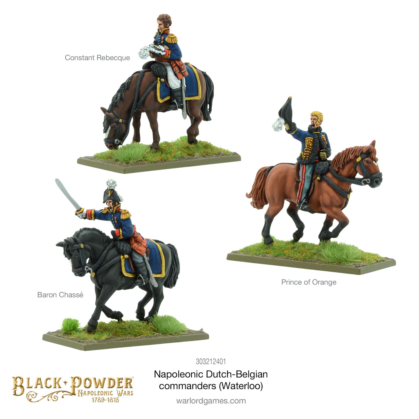 Black Powder: Napoleonic Dutch-Belgian Commanders (Waterloo)