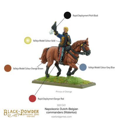 Black Powder: Napoleonic Dutch-Belgian Commanders (Waterloo)