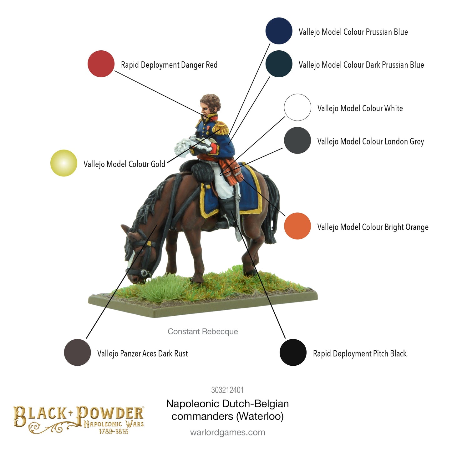 Black Powder: Napoleonic Dutch-Belgian Commanders (Waterloo)
