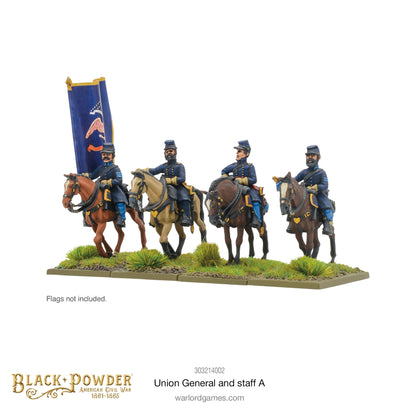 Black Powder: ACW Union General and staff A