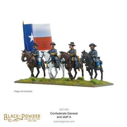Black Powder: ACW Confederate General and staff A