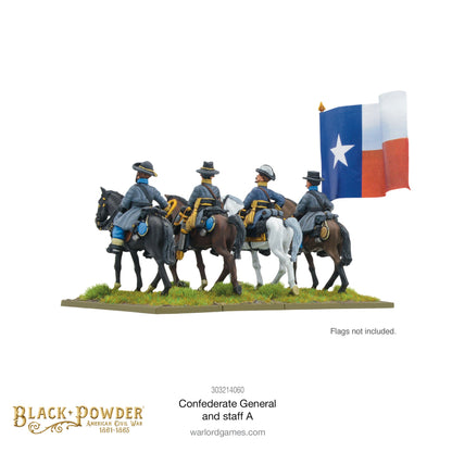 Black Powder: ACW Confederate General and staff A