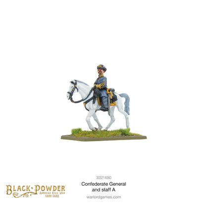 Black Powder: ACW Confederate General and staff A