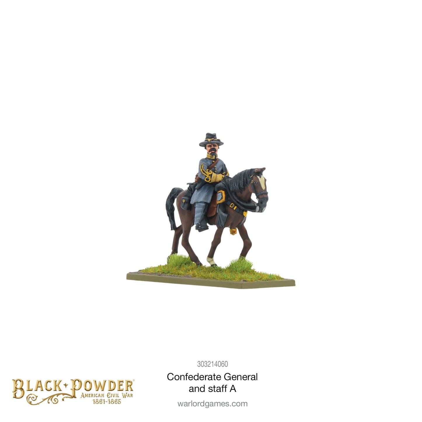 Black Powder: ACW Confederate General and staff A