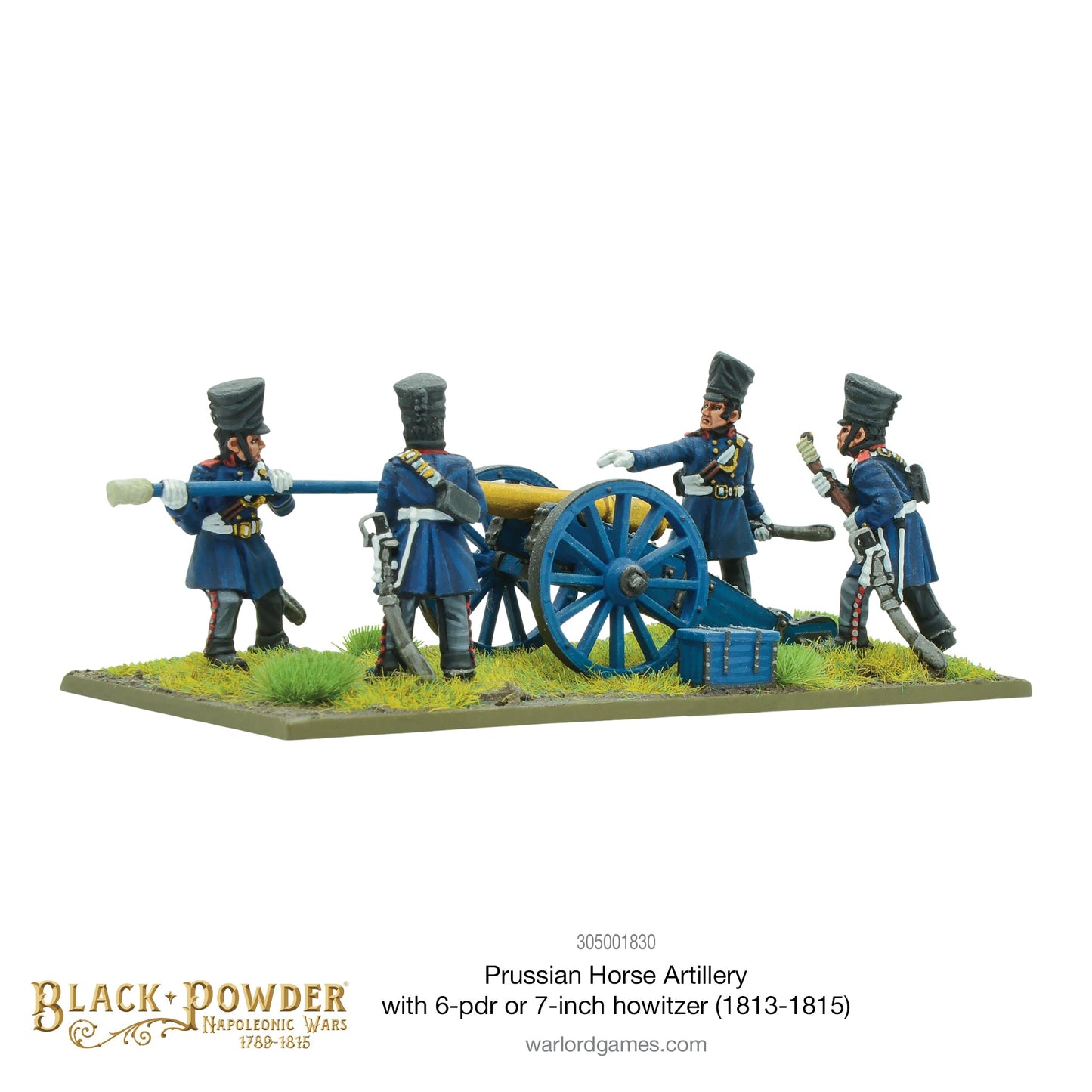 Black Powder: Prussians - Napoleonic Prussian Horse Artillery with 6-pdr (1813-1815)