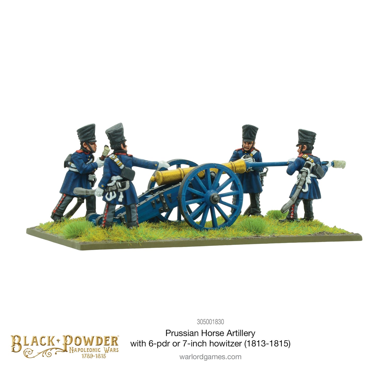 Black Powder: Prussians - Napoleonic Prussian Horse Artillery with 6-pdr (1813-1815)