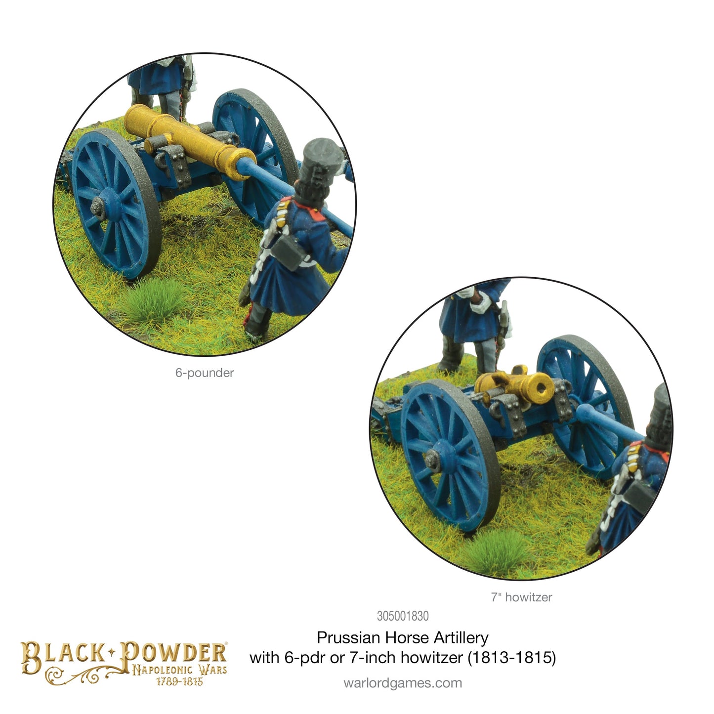 Black Powder: Prussians - Napoleonic Prussian Horse Artillery with 6-pdr (1813-1815)